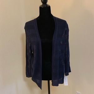 Women’s Charter Club Navy Bolero Sweater